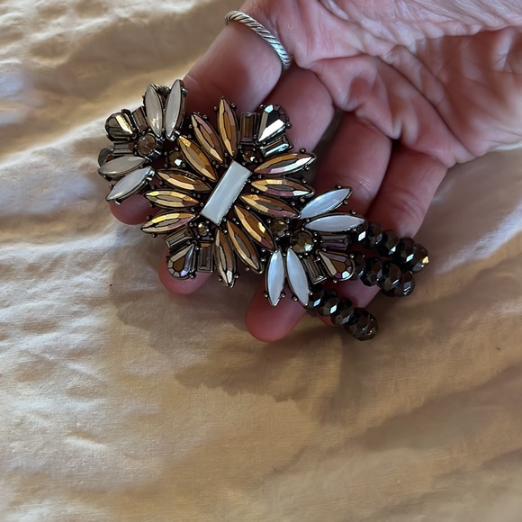 Set of 3x pieces, grey/silver tone jewelry - Picture 2 of 7